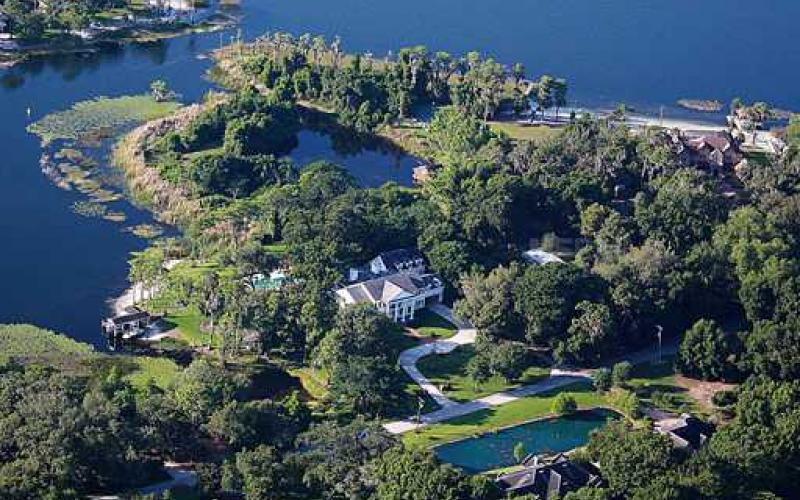 Lake Butler Front Southern Mansion Masters Realty